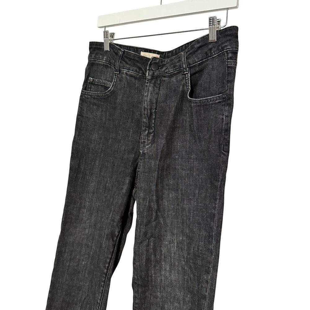 Pilcro Women’s Size 30 Black High Rise Slim Straight Leg Jeans - Picture 5 of 11
